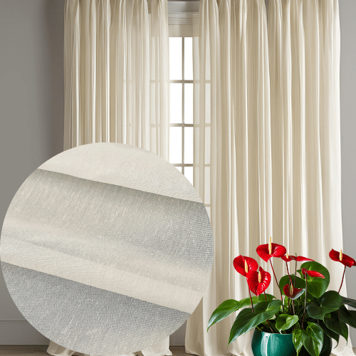 BATYST 104 Firana Premium 300 cm ecru Batyst ecru to firana gładka o wszechstronnym zastosowaniu. Produkt klasy PREMIUM. Doskonale nadaje się na upięcia, jako firana gładka lub na rolety rzymskie. Tkanina dobrze układająca się, przyjemna w dotyku. Ołowiany obciążnik na dole. Materiał cieszący się dużą popularnością w dekoracjach okiennych ze względu na walory wizualne i użytkowe. Mały stopień przejrzystości. Tkanina łatwa w utrzymaniu i konserwacji. Prać w temperaturze do 30 stopni. 100% poliestru. Producent: Turcja. BATYST Premium ecru - krótka charakterystyka. Czy marzysz o stworzeniu w swoim salonie miejsca o niepowtarzalnym uroku? Nasza gładka biała firana BATYST to doskonały wybór. Jej delikatny materiał dodaje przestrzeni lekkości i subtelności. Doskonale współgra z różnymi stylami wnętrz, zarówno nowoczesnymi, jak i klasycznymi. Dzięki gęstości tkaniny, zapewnia również odpowiednią prywatność. Firanę BATYST kupisz u nas jako firanę gotową do wieszania na karnisz uszytą na wymiar dostosowany do Twoich potrzeb. Nasze firany batystowe są dostępne na metry, co daje Ci możliwość dostosowania ich do indywidualnych potrzeb. Możesz samodzielnie określić długość i szerokość firany, aby idealnie pasowała do Twojego okna.   Styl skandynawski a firana BATYST w kolorze ecru Jeśli szukasz czegoś wyjątkowego do pomieszczenia urządzonego w stylu skandynawskim, proponujemy naszą firanę mleczną. Jej delikatny odcień dodaje ciepła i przytulności każdemu pomieszczeniu. Ta elegancka firana doskonale wpisuje się w trendy skandynawskiego stylu, tworząc harmonijną atmosferę. Pragniemy, aby Twój salon stał się prawdziwym miejscem relaksu i spotkań z bliskimi. Dlatego oferujemy firany o nowoczesnym wzornictwie, które nadadzą Twojemu wnętrzu wyjątkowego charakteru. Styl skandynawski to obecnie jedno z najmodniejszych kierunków w aranżacji wnętrz, a nasze firany doskonale wpisują się w tę estetykę.   Prywatność i naturalny wystrój dzięki odpowiedniej dekoracji okna Firana w stylu skandynawskim ma również praktyczne zastosowanie. Jest to często lekka zasłona, która daje delikatne zaciemnienie, jednocześnie zachowując poczucie przestrzeni i przepływu powietrza. Może być stosowana w salonie, sypialni lub kuchni, tworząc przytulny i naturalny wystrój.   Batyst w stylu skandynawskim, przytulny, prosty i naturalny wystrój. Firana w stylu skandynawskim idealnie komponuje się z innymi elementami wystroju wnętrza w tym stylu, takimi jak jasne drewno, proste linie mebli i minimalizm. Tworzy harmonijną atmosferę, która jest ciepła, przytulna i pełna naturalnego piękna. Dodatkowo, w stylu skandynawskim firana może być uzupełniona o naturalne elementy dekoracyjne, takie jak drewniane żabki czy tasiemki z lnu. Można również dodać delikatne zdobienia, takie jak hafty czy tkane wzory inspirowane tradycyjnymi skandynawskimi motywami. Podsumowując, firana w stylu skandynawskim to minimalistyczny, naturalny i przytulny element dekoracyjny. Jej delikatna forma, naturalne materiały i stonowana kolorystyka wprowadzają do wnętrza spokój i harmonię. Jest to doskonały wybór dla osób, które cenią prostotę i naturalność.