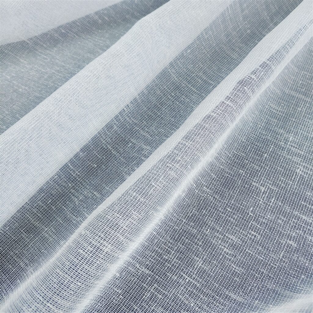 Firana gładka z błyskiem ETNO 1102 Firana Premium 300 cm biała