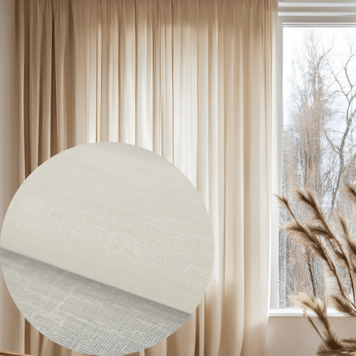 SABLE z połyskiem 1201 Firana Premium 300 cm ecru