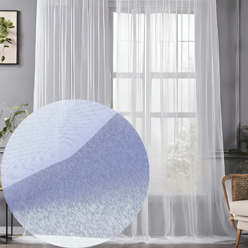 MARKIZETA 125 Firana Premium 330 cm biała; firana bez prasowania, firana do salonu