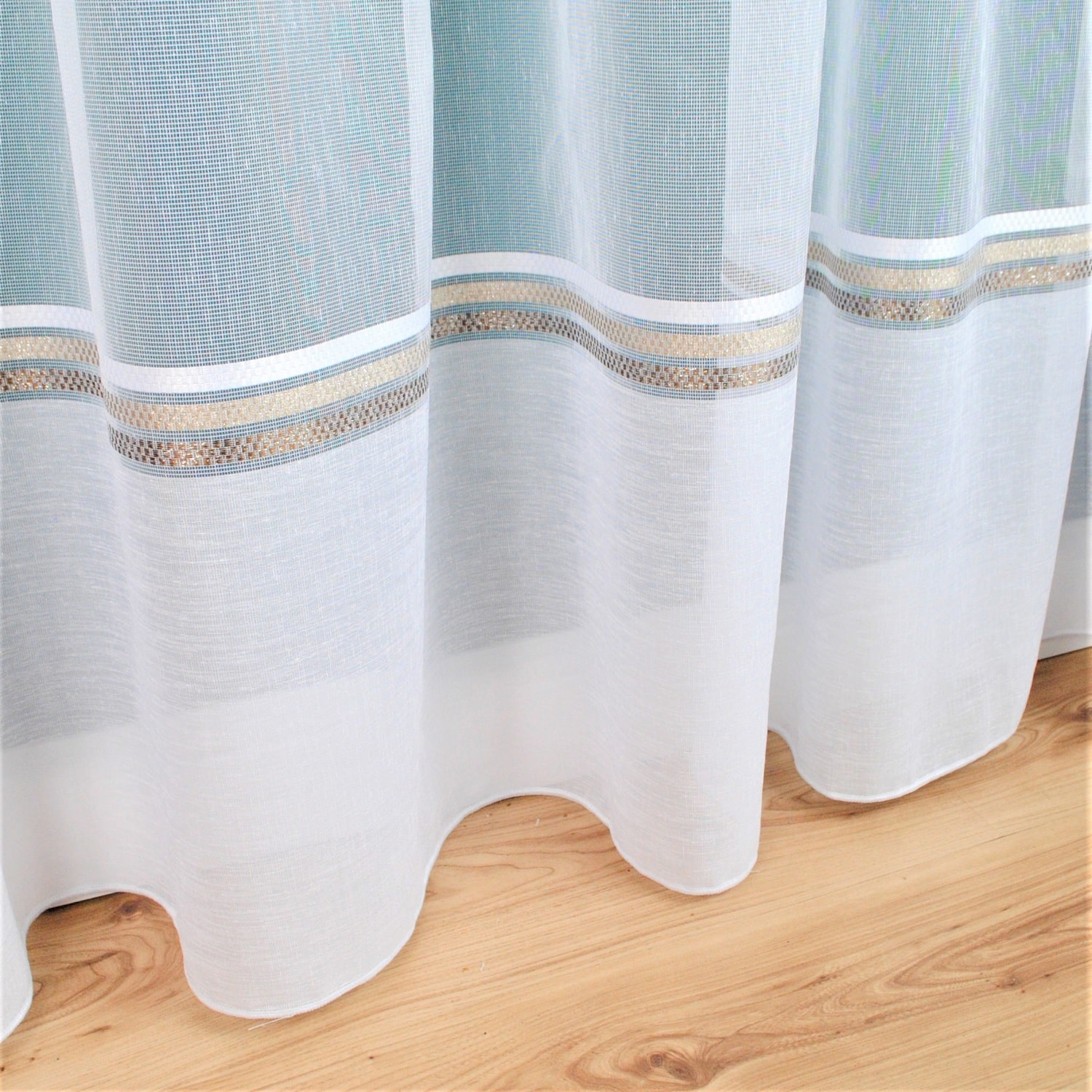 Nowoczesna firana do salonu 300 cm, firana gotowa, firana na metry,