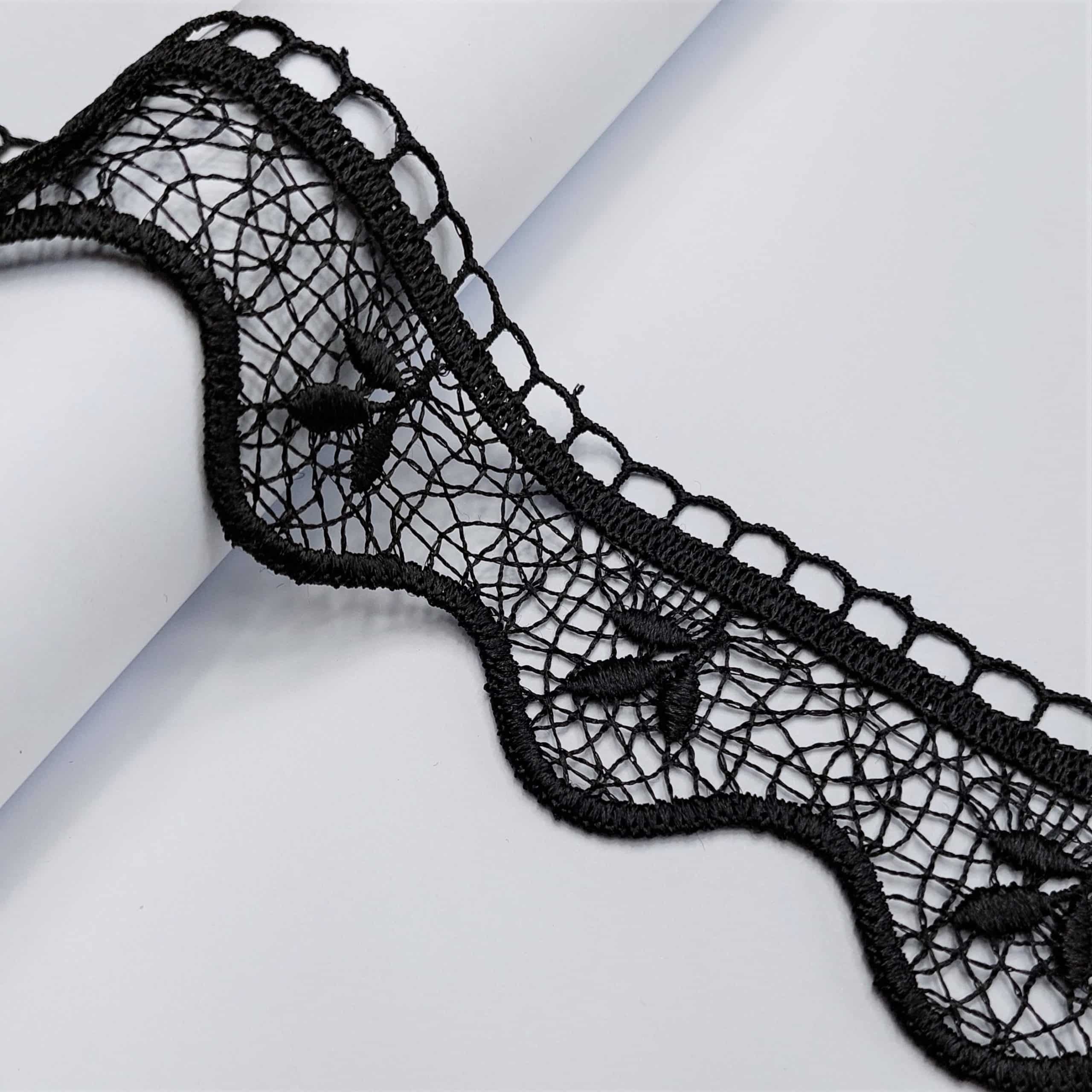 Gipiura do doszycia 81886/5cm czarna Gipiura do doszycia 81886/5cm czarna