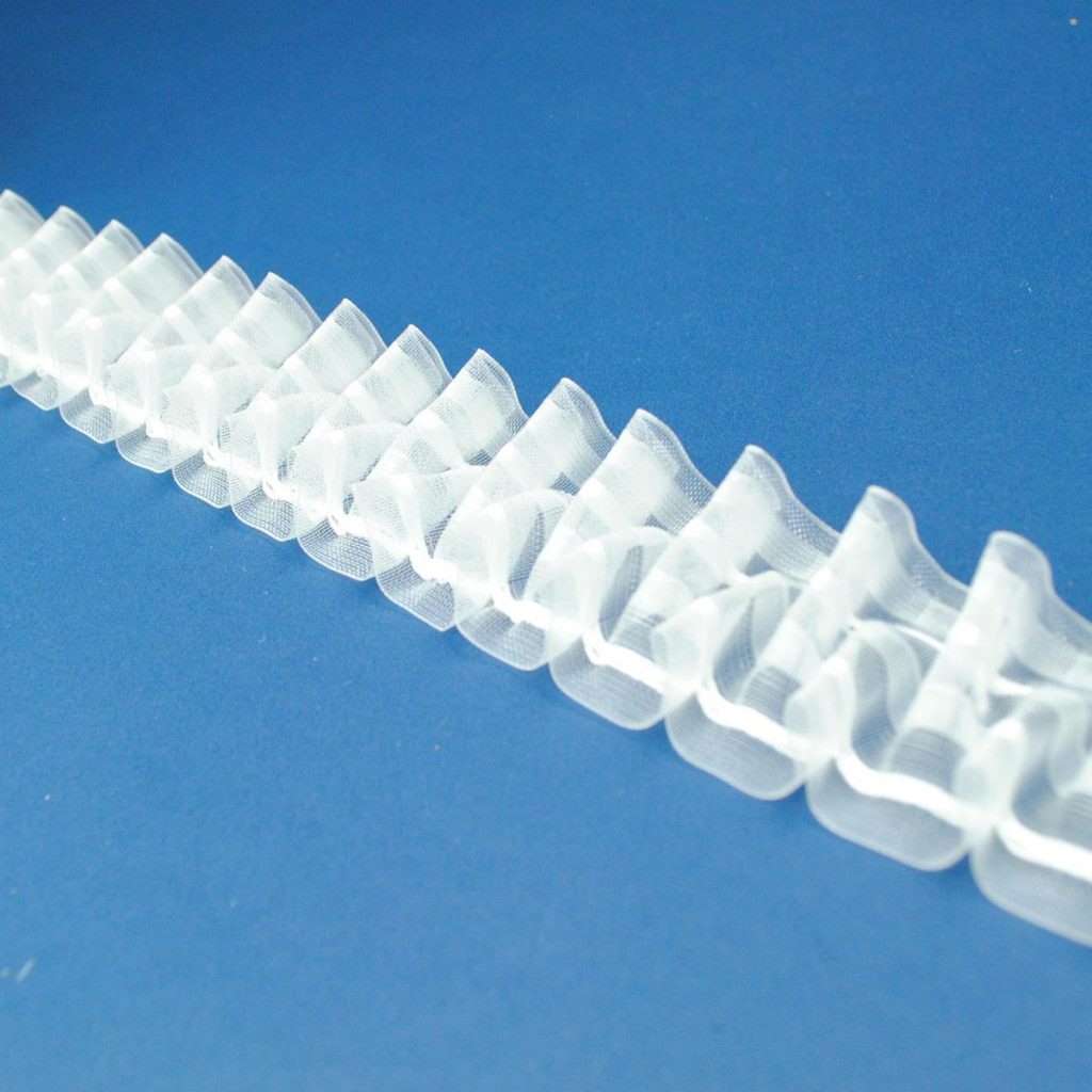 870 50 Taśma do firan Taśma typu smok Marszczenie 1:2 +-15% Szerokość 5cm