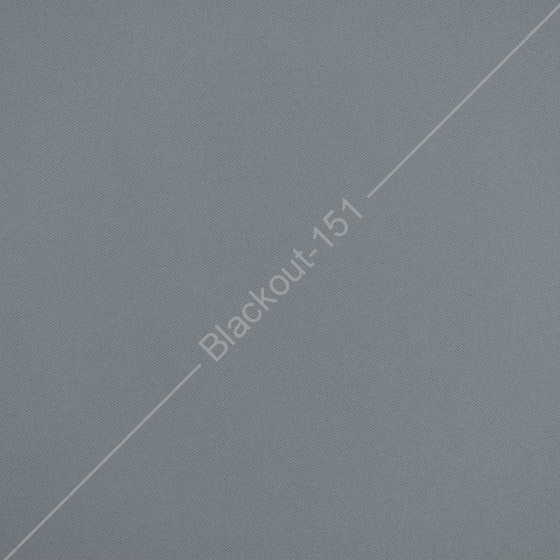 Blackout-151 Tkanina zaciemniająca Blackout-151 w kolorze szarym, struktura materiału ukazana z bliska.