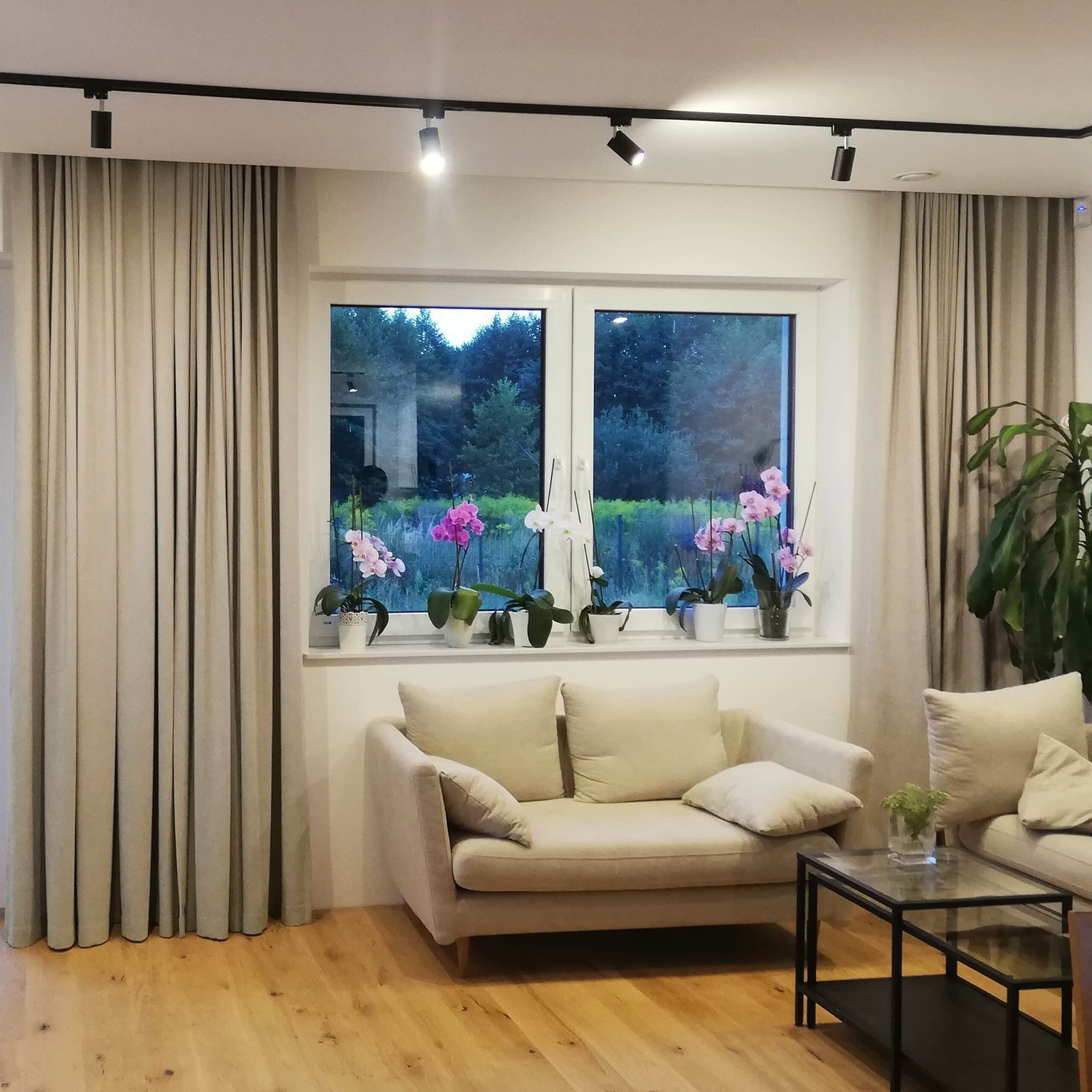 Zasłona gotowa Wave 196 Jasny beż.