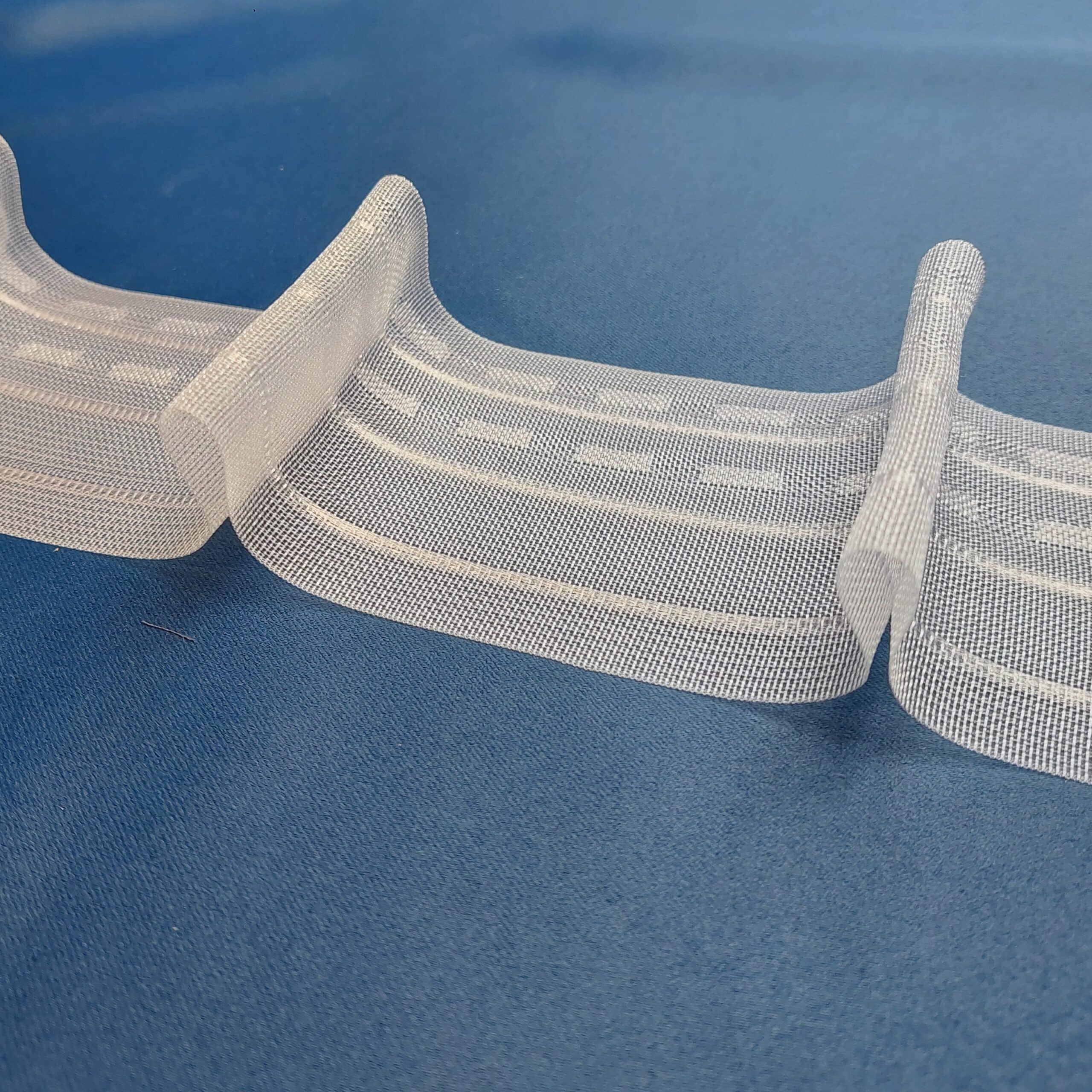 Taśma do zasłon Jedna zakładka Marszczenie 1:1,5 Szerokość 7,5cm