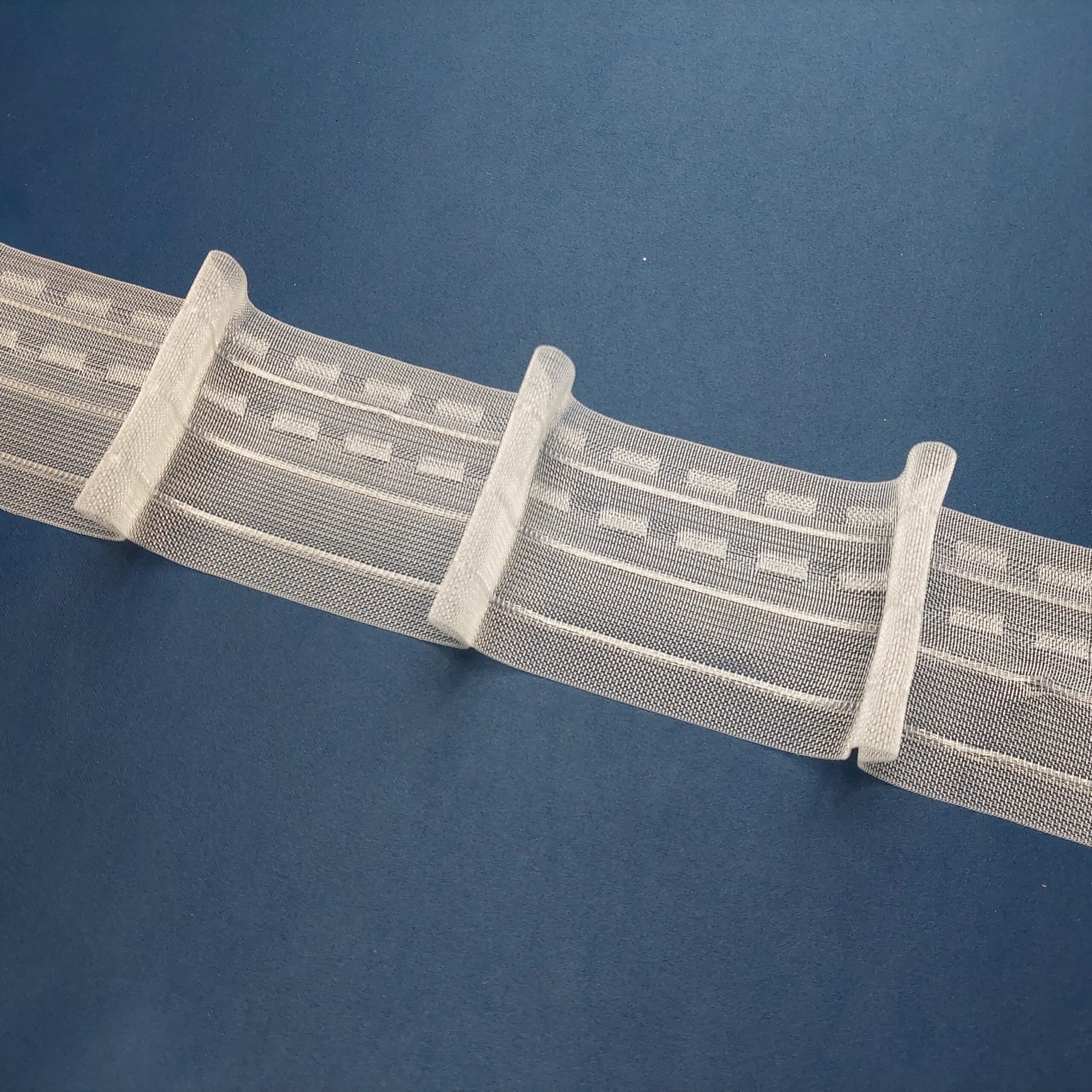 Taśma do zasłon Jedna zakładka Marszczenie 1:1,5 Szerokość 7,5cm