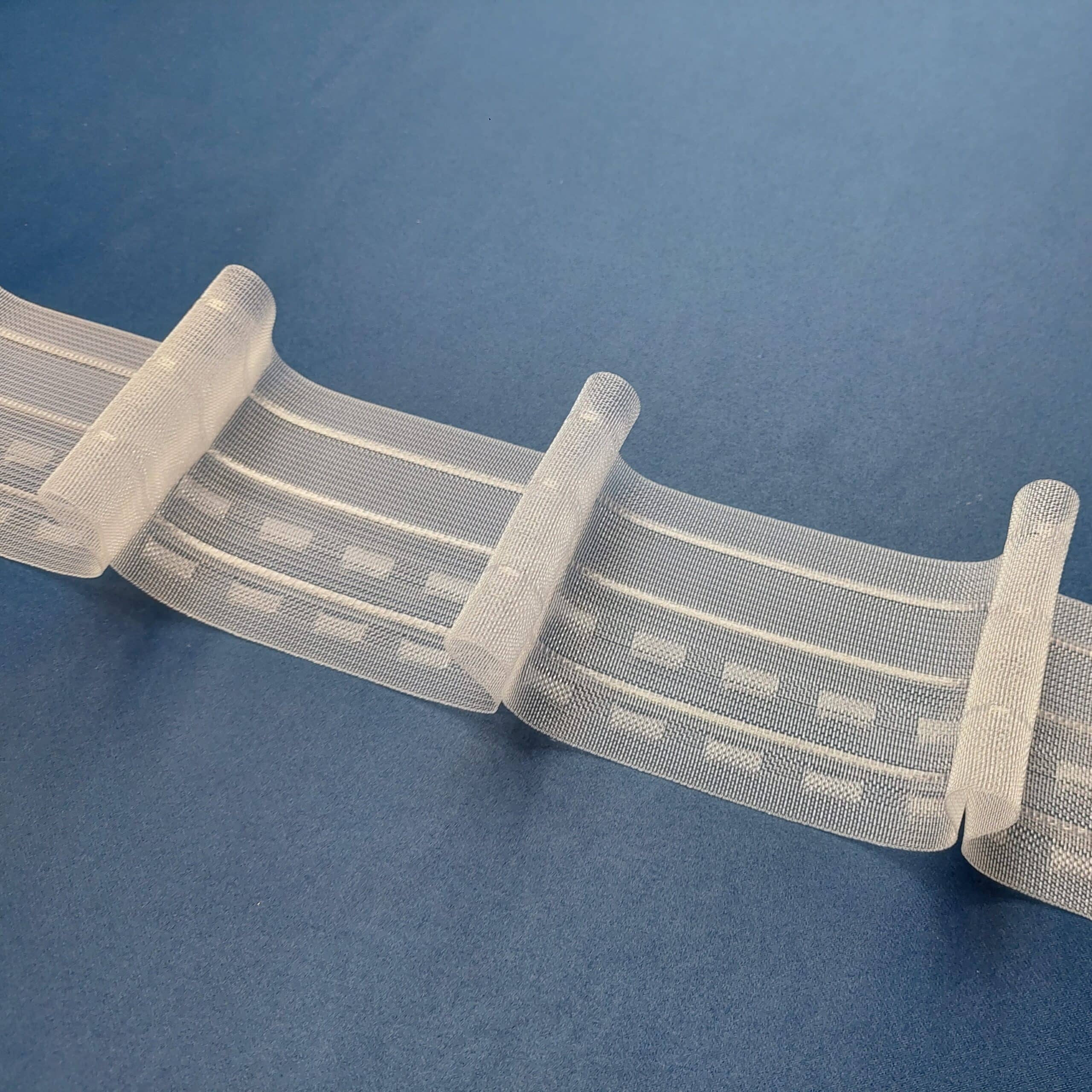 Taśma do zasłon Jedna zakładka Marszczenie 1:1,7 Szerokość 7,5cm