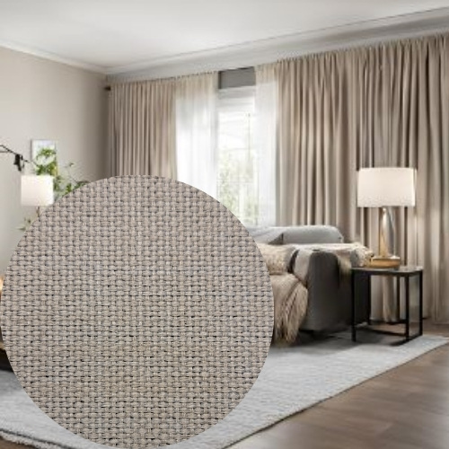Tkanina zaciemniająca 280cm - materiał uniwersalny na zasłony do salonu, pokoju dziennego, sypialni. Tkanina zaciemniająca Sumi o szerokości 280 cm ma wiele zalet, które czynią ją popularnym wyborem do różnych wnętrz. Dzięki gęstemu tkaniu na czarnej osnowie, tkanina zapewnia zaciemnienie na poziomie 98%, co pozwala na skuteczne blokowanie światła. Co więcej, jej struktura przypomina naturalny len o delikatnym splocie, nadając wnętrzu elegancki i naturalny wygląd. Następnie warto zauważyć, że tkanina ta świetnie sprawdza się w sypialniach, salonach, kuchniach czy holach, zapewniając nie tylko funkcjonalność, ale i estetykę. Sumi to tkanina klasy PREMIUM, idealna do każdego wnętrza. Tkanina Sumi dostępne są w różnych kolorach, co pozwala je dopasować do każdego wnętrza, jednocześnie spełniając funkcję praktyczną. Zasłony zaciemniające - maksymalne zaciemnienie całą dobę, gdzie sprawdzi się takie rozwiązanie? Zasłony Sumi polecamy do wielu typów pomieszczeń, w których potrzebne jest ograniczenie światła lub lepsza izolacja. Sumi idealnie sprawdzą się w sypialni, zwłaszcza dla osób, które lubią spać w ciemności lub pracują na zmiany i potrzebują odpoczynku w ciągu dnia. Zasłony zaciemniające zapewniają odpowiednie warunki do snu niezależnie od pory dnia. W salonach, gdzie światło z zewnątrz może być zbyt intensywne lub przeszkadzać podczas oglądania telewizji, zasłony zaciemniające są praktycznym wyborem. Dodatkowo dodają elegancji wnętrzu. Kolejnym miejscem gdzie zasłona z tkaniny zaciemniającej Sumi znajdzie zastosowanie są pokoje dziecięce. Dzieci często potrzebują spokojnego snu w ciągu dnia, a zasłony zaciemniające pomagają stworzyć sprzyjające warunki do drzemek. Istotny wydaje się fakt że najpopularniejszym miejscem do zastosowania tkanin zaciemniających są pokoje hotelowe. Zasłony zaciemniające stają się standardem w hotelach, ponieważ zapewniają komfort i prywatność gościom, niezależnie od lokalizacji pokoju. W rezultacie, zasłony zaciemniające są wszechstronne i sprawdzają się w miejscach, gdzie ważna jest kontrola światła i komfort.